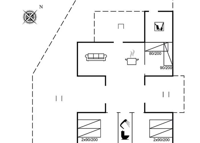 Σπίτι διακοπών Kolja - 525m From The Sea By Interhome Nedre Lysabild